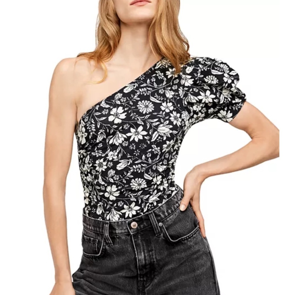 Free People somethin ‘bout you one shoulder body suit